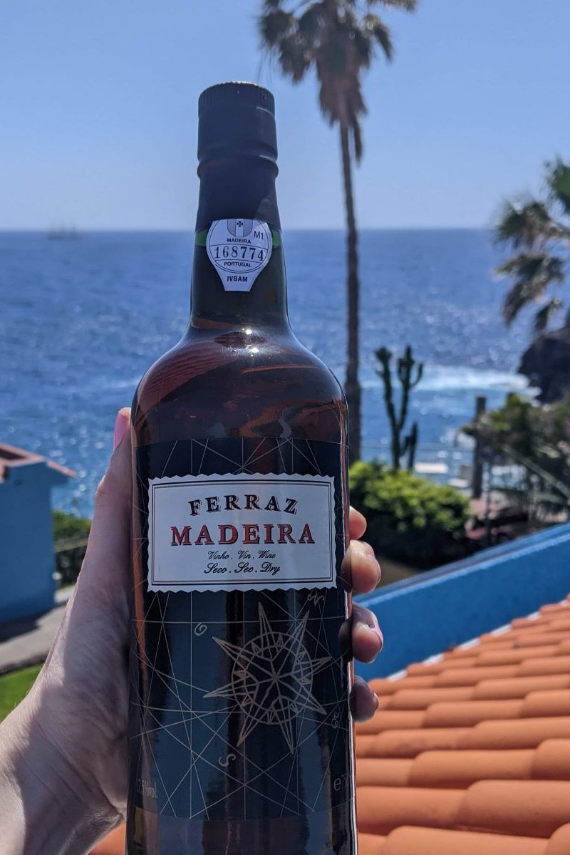 Bottle of Madeira wine